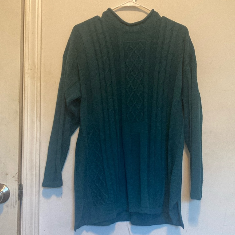 Just for women extra large green sweater